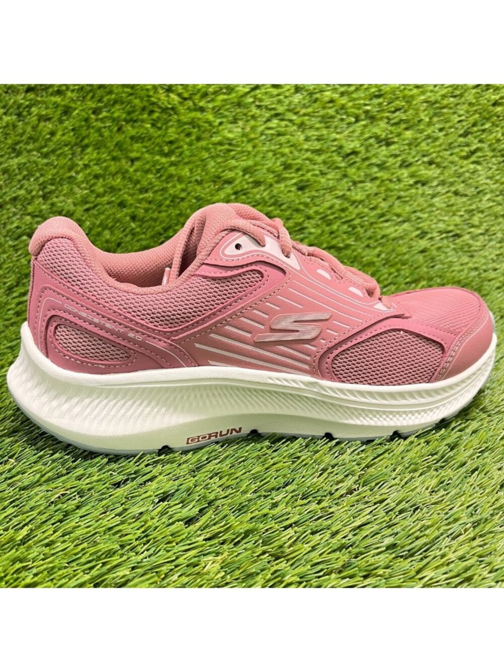 Skechers Go Run Consistent 2.0 Womens Size 7.5 Mauve Running Shoes Sneakers